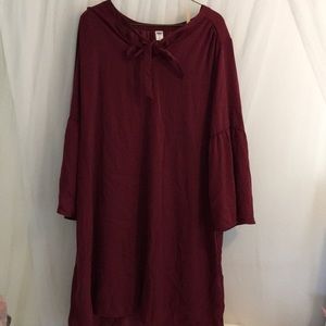 Wide sleeve dress